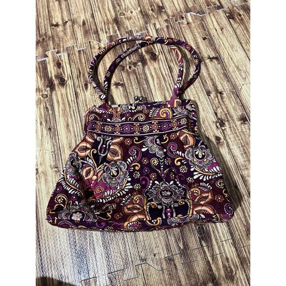 Vera Bradley Retired Safari Sunset Shoulder Tote - Picture 1 of 10